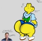 Rating: e
ID: 5453431
Date: 2025-03-24 11:36:45 -0400
Status: active
Score: 30
2024 anthro backsack balls band-aid bandage big_butt blue_bottomwear blue_clothing blue_hoodie blue_shorts blue_topwear bottomwear butt chris_pratt clothing dialogue english_text footwear genitals grey_background hand_in_pocket hi_res hoodie huge_butt ineffective_clothing koopa koopa_troopa koops looking_back male mario_bros mouth_closed nintendo paper_mario paper_mario:_the_thousand_year_door penis pockets rear_view reptile roccorox scalie shell shoes shorts simple_background small_penis solo standing text tight_clothing topwear turtle white_clothing white_footwear white_shoes yellow_body post #5453431