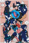 2:3 abdominal_bulge absurd_res anal anal_penetration animal_genitalia animal_penis anthro auria blue_body blue_fur blue_hair blush bodily_fluids bottomwear bra breast_play breasts cervical_contact clothing cum cum_in_mouth cum_inside cum_on_breasts cutaway dialogue disembodied_penis double_penetration emanata english_text equine_genitalia equine_penis face_mask female flash_emanata fur genital_fluids genitals group group_sex hair heart_eyes heart_symbol heterochromia hi_res internal internal_anal internal_vaginal lagomorph leporid lightningwolt male male/female mammal mask midriff motion_lines navel non-euclidean_sex panties penetrable_sex_toy penetration penile penile_penetration penis penis_in_ass penis_in_pussy portal_fleshlight portal_mask portal_panties portal_sex rabbit sex sex_toy skirt sports_bra spread_legs spreading stealth_sex tears text thinking_with_portals threesome titfuck trio underwear uterus uterus_with_face vaginal vaginal_penetration