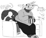 Rating: s
ID: 4537488
Date: 2024-01-15 14:52:09 -0500
Status: active
Score: 71
2019 2_horns 3_claws 3_fingers 3_toes 5_fingers aggron anthro bald belly beverage_can bodily_fluids bottomwear breath claws clothed clothed_anthro clothed_female clothed_human clothed_male clothing digital_drawing_(artwork) digital_media_(artwork) duo eating elemental_creature english_text exclamation_point eyelashes feet female finger_claws fingers focused food footwear front_view furniture generation_3_pokemon greyscale heart_(marking) heart_symbol horn human interjection interrobang larger_anthro larger_female long_tail looking_at_viewer male mammal markings metal_creature mineral_fauna mona_(thatoneaceguy) monochrome nintendo no_pupils obese obese_anthro obese_female oh_my_god on_sofa overweight overweight_anthro overweight_female pants partial_speech_bubble pokemon pokemon_(species) popcorn popcorn_bucket question_mark quotation_marks simple_background simple_eyes sitting sitting_on_sofa size_difference smaller_human smaller_male snaggle_tooth socks sofa sweat sweater tail text thatoneaceguy thought_bubble toe_claws toes topwear watching_movie watching_television white_background post #4537488