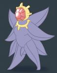 anthro anthrofied balls barefoot biped echinoderm feet flaccid gem generation_1_pokemon genitals hi_res jewelry male marine multi_arm multi_limb necklace nintendo nude penis pokemon pokemon_(species) pokemorph posexe purple_balls purple_body purple_penis purple_skin simple_background solo standing starmie tentacles