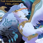 1:1 anivia_(lol) anthro avian beak bear bird blush brother_(lore) brother_and_sister_(lore) clenched_teeth comic cover cover_art cover_page digital_media_(artwork) duo european_mythology eyes_closed feathered_wings feathers female feral fur fur_markings glowing glowing_eyes greek_mythology happy hi_res hug league_of_legends male male/female mammal markings mythological_avian mythological_bird mythological_creature mythological_firebird mythology phoenix polar_bear quangdoann riot_games sibling_(lore) simple_background sister_(lore) smile tail tail_grab teeth tencent text ursine volibear white_body white_feathers white_fur wings