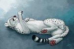 2017 anatomically_correct anatomically_correct_genitalia anchee animal_genitalia anus balls cheetah claws cute_fangs digital_drawing_(artwork) digital_media_(artwork) eyes_closed fangs felid feline feline_genitalia feral fur genitals happy lying male mammal markings on_back pawpads paws penis penis_tip pose relaxing sheath signature simple_background smile solo spots spotted_body spotted_fur tail tail_anus teeth white_body white_fur