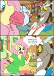 absurd_res amaichix anthro big_breasts bodily_fluids breasts chimera clothing comic container cup discord_(mlp) draconequus english_text equid equine feathered_wings feathers fellatio female fluttershy_(mlp) friendship_is_magic hasbro hi_res male male/female mammal my_little_pony mythological_creature mythological_equine mythology oral pegasus penile profanity sex sweat tea_cup text url wings