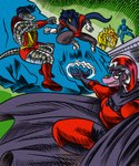 2024 3_horns 5:6 5_fingers anthro armor bald banco black_eyes black_hair blue_body blue_hair blue_scales cape cavemanon_studios ceratopsian ceratosaurid ceratosaurus chadshark_(snoot_game) claws clothing colossus_(marvel) cosplay crossover crossover_cosplay cyclops_(marvel) detailed_background digital_drawing_(artwork) digital_media_(artwork) dinosaur eyelashes eyewear feathered_wings feathers female fingers fish frill_(anatomy) glasses gloves goodbye_volcano_high group hair handwear headgear helmet hi_res horn human i_wani_hug_that_gator inco_(iwhtg) long_tail magneto_(marvel) male mammal marine marvel metallic_body milhouse_(gvh) mrs._roberts_(gvh) multi_horn nightcrawler ornithischian pink_body pink_scales prehistoric_species pterodactylus pterosaur reptile rogue_(marvel) scales scalie shark sharp_teeth smile snoot_game snout style_emulation tail teeth theropod triceratops trish_(gvh) tusk_(snoot_game) wings wolverine_(marvel) x-men yellow_sclera