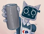 Rating: s
ID: 3638939
Date: 2022-10-20 12:43:44 -0400
Status: active
Score: 58
2022 absurd_res ambiguous_gender anthro anthrofied apron bellabot beverage_can bow_(feature) carrefour clothing domestic_cat felid feline felis front_view grey_body hi_res kerfus lemurekogurek logo looking_at_viewer mammal offering_to_viewer pudu_robotics screen screen_face smile solo post #3638939