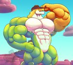 Rating: q
ID: 5661593
Date: 2025-06-22 23:22:59 -0400
Status: active
Score: 0
2024 abs akita77 anthro anthrofied big_muscles big_pecs candy clothing cowboy_hat crocodilian dessert digital_drawing_(artwork) digital_media_(artwork) featureless_crotch food food_creature glistening glistening_body glitch_productions gummigoo_(tadc) gummy_(food) gummy_creature hat headgear headgear_only headwear headwear_only huge_muscles hyper hyper_muscles living_candy male mostly_nude multicolored_body muscular muscular_arms muscular_male muscular_thighs pecs reptile scalie shaded sky solo tail the_amazing_digital_circus tipping_hat watermark post #5661593