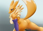Rating: e
ID: 5582571
Date: 2025-05-18 22:40:45 -0400
Status: active
Score: 50
absurd_res anthro arm_tuft armwear bandai_namco big_breasts big_butt black_nose black_sclera blue_eyes breasts bridal_gauntlets butt chest_tuft clothed clothed/nude clothing countershade_torso countershading curvy_figure digimon digimon_(species) eyelashes female frown fur genitals grey_background hi_res long_ears long_tail looking_at_viewer looking_back neck_tuft nipples nude pink_nipples pose purple_body purple_clothing purple_fur pussy renamon sarctrue shaded shadow shoulder_tuft shy simple_background solo tail thick_thighs tomoe_(symbol) tuft white_body white_countershading white_fur wide_hips yellow_body yellow_fur post #5582571
