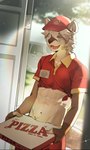 Rating: q
ID: 5111685
Date: 2024-10-13 08:01:25 -0400
Status: active
Score: 150
anthro claws clothed clothing container countershade_face countershade_fur countershade_neck countershading delivery_(commerce) delivery_employee dick_in_a_box fangs fingers food_delivery fur hair hat headgear headwear hi_res kurulz male mammal mustelid open_mouth open_smile otter pizza_box pizza_delivery red_clothing red_shirt red_topwear shirt smile solo tail teeth topwear post #5111685