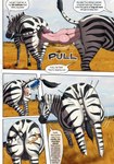 absurd_res anal anal_penetration anal_transfer anal_vore anus artca9 balls bestiality big_anus big_butt body_part_in_ass breasts butt comic comic_panel dialogue english_text equid equine equine_anus female feral feral_pred genitals group hi_res hooves huge_anus human human_on_feral human_prey interspecies male male/female male_pred mammal nipples penetration permanent profanity puffy_anus raised_tail soft_vore speech_bubble striped_body stripes tail tail_anus text trio tug_of_vore tug_of_war violet_(artca9) vore zebra