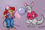 Rating: s
ID: 5048823
Date: 2024-09-13 22:52:03 -0400
Status: active
Score: 1
2009 anthro big_breasts blowing_bubble_gum blush bottomwear breasts bubble_gum clothing digital_media_(artwork) duo dutch_(artist) english_text eyes_closed female fur grey_body grey_fur house_mouse kangaroo macropod madison_(skyfirefox) mammal markings marsupial misty_(dutch) misty_the_mouse mole_(marking) mouse murid murine rodent shirt text topwear post #5048823