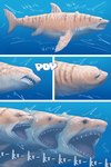 2:3 anthro_to_feral awarebear comic curse dorsal_fin eyes_closed feral fin fish forced forced_transformation gills growth head_tilt hi_res loss_of_self male marine membrane_(anatomy) motion_lines nude onomatopoeia open_mouth sea shark shark_teeth sharp_teeth snout snout_growth solo sound_effects tail tail_fin teeth text transformation transformation_by_wound transformation_sequence underwater water