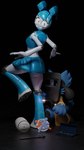 3d_(artwork) 9:16 aged_up android anthro blender_(artwork) blender_cycles blowtorch blue_body blue_bottomwear blue_clothing blue_fur blue_skirt blue_topwear bottomwear canid canine clothed clothing digital_media_(artwork) duo face_shield female fur generation_4_pokemon hair hi_res humanoid jenny_wakeman jenny_wakeman_(warfaremachine) machine male male/female mammal mask my_life_as_a_teenage_robot nickelodeon nintendo pokemon pokemon_(species) riolu riolukid riolukidd robot robot_humanoid simple_background skirt tools topwear vrchat warfare_jenny warfare_machine worried worried_look