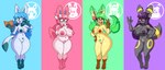 2024 annyglaceon_(mintyspirit) anthro areola barbell_piercing belly big_breasts birthmark black_areola black_body black_eyes black_eyewear black_fur black_glasses black_nipples blue_areola blue_body blue_fur blue_hair blue_nipples blue_sclera blush book breasts brown_areola brown_body brown_eyewear brown_fur brown_glasses brown_nipples brown_sclera digital_media_(artwork) duskull ear_piercing ear_ring eeveelution eyewear female flower freckled_breasts freckled_face freckles fur generation_2_pokemon generation_3_pokemon generation_4_pokemon generation_6_pokemon genitals gesture glaceon glasses gracidea grass green_hair group hair hair_piercing hand_gesture hand_on_breast hand_sign heart_symbol hi_res holding_eyewear holding_glasses holding_object huge_breasts ice icon ily_sign javisylveon_(mintyspirit) leafeon long_hair luneiumbreon_(mintyspirit) markings mintyspirit multicolored_body multicolored_fur nintendo nipple_barbell nipple_piercing nipples piercing pigtails pink_areola pink_body pink_fur pink_hair pink_nipples plant pokemon pokemon_(species) purple_hair pussy reading red_eyewear red_glasses red_sclera ring_(marking) ring_piercing slightly_chubby sunnyleafeon_(mintyspirit) sylveon umbreon v_sign white_body white_eyes white_fur yellow_body yellow_fur