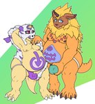 Rating: e
ID: 5550658
Date: 2025-05-05 12:13:04 -0400
Status: active
Score: 7
alternate_color animal_skin anthro backdoorgabumon_(benjibat) bandai_namco belly belly_markings belly_to_belly benjibat biped blue_eyes blush broken_horn bulge bulge_grab butt claws clothing conditional_dnp digimon digimon_(species) duo electronics embarrassed fan_character fangs fingers fur gabumon hand_behind_head hand_on_shoulder hi_res highlights_(coloring) horn jewelry jockstrap leobu_(fluxiled) long_ears male markings moobs necklace nipples open_mouth orange_body overweight overweight_male purple_highlights red_eyes shy simple_background stocky teeth underwear usb white_body white_fur yellow_body yellow_fur post #5550658