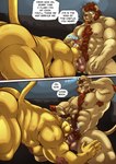 2022 age_difference anthro anthro_on_anthro anthro_penetrated anthro_penetrating anthro_penetrating_anthro arm_tuft armpit_hair balls beard big_penis body_hair butt cadek_fenrir chest_hair comic dialogue dirk_fenrir duo elbow_tuft english_text erection facial_hair father_(lore) father_and_child_(lore) father_and_son_(lore) felid fellatio genitals goatee hi_res humanoid_genitalia humanoid_penis hypnosis incest_(lore) lion male male/male male_penetrated male_penetrating male_penetrating_male mammal markwulfgar mature_male mind_control muscular muscular_male mustache nipples nude older_male older_penetrated oral oral_penetration pantherine parent_(lore) parent_and_child_(lore) parent_and_son_(lore) pecs penetration penile penile_penetration penis penis_in_mouth sex son_(lore) son_penetrating_father speech_bubble text tuft younger_male