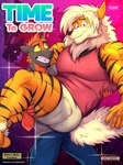 2022 3:4 absurd_res anthro anthrofied arcanine barefoot biceps big_muscles bottomwear bridal_carry butt carrying_another claws clenched_teeth clothed clothing comic cover cover_art cover_page denim denim_bottomwear denim_clothing duo dylan_(zourik) english_text eyebrows feet fur generation_1_pokemon generation_7_pokemon hair hi_res incineroar jeans lens_flare leo_(zourik) looking_at_another male mane muscular muscular_anthro muscular_male nintendo pants pecs pokemon pokemon_(species) shirt shorts simple_background size_difference smile square_crossover standing tank_top teeth text thick_thighs topwear torracat tuft zourik