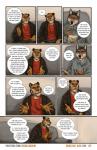 2019 anthro breaking_the_fourth_wall canid canine claws clothed clothing comic dialogue douglas_kim duo english_text eyewear felid fox furniture glasses hi_res hoodie ludwig_(kimmykun) male mammal meta_humor nathan_(kimmykun) pantherine paper pen purple_eyes sofa speech_bubble text therapy tiger topwear url