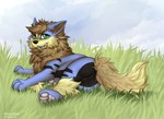 Rating: e
ID: 5514417
Date: 2025-04-19 10:28:13 -0400
Status: active
Score: 5
4_toes alternate_color anus arcanine backsack balls blue_body blue_fur butt butt_markings canid canine facial_tuft feet feral fluffy fur generation_1_pokemon genitals grass green_eyes hi_res inner_ear_fluff looking_at_viewer lying male mammal markings nintendo on_side pawpads plant pokemon pokemon_(species) shiracipher sky solo steele_wheelie_(character) toes tuft post #5514417