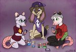 Rating: s
ID: 5587431
Date: 2025-05-21 00:20:27 -0400
Status: active
Score: 33
2025 absurd_res american_opossum anthro black_bottomwear black_clothing black_pants bottomwear buckteeth clothed clothing crossed_legs eyewear fur glasses green_eyes grey_body grey_fur group hi_res kneeling lagomorph leporid lichfang mammal markings marsupial nicole_meadowsong pants pink_tail pink_tongue playing purple_clothing purple_eyes purple_shirt purple_topwear rabbit round_glasses shirt spots spotted_markings spotted_tail tail tail_markings teeth text tongue topwear trio url virginia_opossum young young_anthro post #5587431