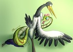 2016 anal anal_penetration avian balls barely_visible_genitalia barely_visible_penis bassybefuddle beak bird black-necked_crane conditional_dnp crane_(bird) dreamworks duo feathers female female_penetrating feral genitals gruiform grus_(genus) interspecies kung_fu_panda male male/female male_penetrated master_crane master_viper penetration penis reptile scalie sex signature simple_background snake tail tail_fetish tail_in_ass tail_insertion tail_play tongue tongue_out viper wings