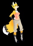 alpha_channel anthro bloomers boots bottomwear canid canine clothing corset edwardian female footwear fox gloves_(marking) lingerie magill mammal markings paiseley sassy shoes simple_background solo tail topwear transparent_background