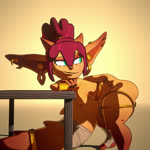 1:1 3d_(artwork) 3d_animation animated barbell_piercing big_butt breasts butt cel_shading clothed clothing digital_media_(artwork) ear_piercing ear_ring female fingers gauged_ear goblin goblin_female gold_(metal) hair hi_res horn humanoid jewelry looking_pleasured nipple_barbell nipple_piercing nipples no_sound not_furry palewdas_arts palurdas_arts partially_clothed piercing red_hair ring ring_piercing shaded shaking_butt short_playtime short_stack solo stylized tail tail_motion tailwag teasing thick_thighs webm