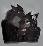 Rating: s
ID: 5264795
Date: 2024-12-25 09:43:36 -0500
Status: active
Score: 18
absurd_res alternative_fashion anthro beard bell bell_collar big_breasts black_hair black_makeup blush breasts canid canine canis cigarette clock clothing collar cumcadaver domestic_cat duo ear_piercing ear_ring ear_stud eye_bags eyeshadow facial_hair felid feline felis female fog goth green_eyes hair hi_res hood jacket leather leather_clothing leather_jacket leather_topwear lighter locran_gabhar long_hair makeup male mammal mane mara_rossi mascara neck_tuft piercing ring_piercing skull_accessory smoke snow snowing topwear tuft watch wavy_hair whiskers wolf yellow_eyes post #5264795