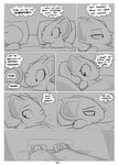 2017 ?_face anon anthro black_and_white comic dialogue english_text female generation_1_pokemon hi_res horn human male mammal monochrome nidoqueen nintendo pokemon pokemon_(species) queenie_(shoutingisfun) shoutingisfun text