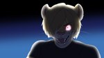 16:9 2023 4k absurd_res alternate_species anthro beastars blonde_hair bodily_fluids capcom comic drooling felid fizzy-dog glowing glowing_eyes hair hair_over_eye hi_res infection leon_kennedy lion male mammal one_eye_obstructed pantherine parody red_eyes resident_evil saliva sharp_teeth solo teeth widescreen