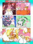 3:4 anthro audino balls big_balls big_breasts big_penis blush bodily_fluids breast_milking breasts buizel clothed clothing comic cross-popping_vein cum digital_media_(artwork) duo english_text erection excessive_cum excessive_genital_fluids female female/female generation_1_pokemon generation_4_pokemon generation_5_pokemon generation_8_pokemon genital_fluids genitals goopyarts group hi_res huge_balls huge_breasts huge_penis hyper hyper_balls hyper_breasts hyper_genitalia hyper_penis indeedee lactating letterbox machine male male/female mammal masturbation milk milking_machine nintendo nipples nude nurse nurse_clothing nurse_uniform open_mouth orgasm patient penis pokemon pokemon_(species) pussy raina_(goopyarts) sandslash sex simple_background slightly_chubby text thick_thighs tongue uniform vaginal_fluids vein weavile wide_hips