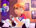 caught_masturbating corruption dialogue duo ejaculation english_text hi_res humanoid looking_at_viewer male male/male masturbation naughtymutt raving_rabbids rayman rayman_(series) rayman_anatomy rayman_raving_rabbits raymesis raypeople_(rayman) text ubisoft voyeur