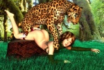 3d_(artwork) bestiality chi' clothed clothing digital_media_(artwork) duo erection felid female female_on_feral female_penetrated feral feral_penetrating feral_penetrating_human genitals grass gun human human_on_feral human_penetrated interspecies leopard male male/female male_on_human male_penetrating male_penetrating_female mammal nude open_mouth outside pantherine partially_clothed penetration penis plant quadruped ranged_weapon realistic_feral sex tail tree weapon