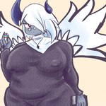 Rating: q
ID: 5501297
Date: 2025-04-13 13:23:00 -0400
Status: active
Score: 16
1:1 2_horns anthro back_wings belly big_breasts big_eyes black_clothing black_dress black_fingernails black_nails book breasts clothing colored_nails cross cross_necklace digital_media_(artwork) dress eyelashes eyewear feathered_wings feathers female fingernails front_view generation_6_pokemon glasses grey_body hair hair_over_eye half-length_portrait hi_res holding_book holding_key_stone holding_object horn humanoid_hands jewelry key_stone looking_at_viewer mega_absol mega_evolution nails navel_outline necklace nintendo nipple_outline nun nun_outfit overweight overweight_anthro overweight_female pokemon pokemon_(species) portrait pupils red_eyes round_glasses shaded simple_background soft_shading solo standing strugglingquota tan_background thick_thighs white_hair white_pupils wings post #5501297