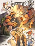 Rating: s
ID: 5392205
Date: 2025-02-23 08:25:44 -0500
Status: active
Score: 57
3:4 absurd_res angry anthro arcanine armpit_tuft athletic athletic_anthro athletic_male bed bedding belly belly_hair belly_tuft black_belly black_chest black_stripes blanket body_hair breath_powers burn_marks burning chest_hair chest_tuft cinderace clothed clothed_anthro clothed_male clothing cross-popping_vein dream duo elemental_manipulation ellipsis ezi_zeke fire fire_breathing fire_manipulation fully_clothed fully_clothed_anthro fully_clothed_male fur furniture generation_1_pokemon generation_8_pokemon hair hand_behind_head hand_on_belly hi_res hug male male_anthro musical_note musical_symbol nintendo nipples orange_body pillow pokemon pokemon_(species) red_eyes red_hair scratching_head shirt shorts_only size_difference skwovet sleeping slightly_chubby slightly_chubby_anthro slightly_chubby_male stripes substitute_doll sweatdrop_(iconography) symbol tail tail_motion tailwag tan_body tan_fur tank_top topless topless_anthro topless_male topwear tuft waking_up white_body post #5392205