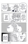 absurd_res aranami_kujira brown_tail_(artist) canid canine clothing comic english_text hard_translated hetare hi_res humor male mammal stated_homosexuality stated_sexuality text third-party_edit translated translation_edit undressing