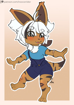 Rating: s
ID: 5717475
Date: 2025-07-18 16:01:07 -0400
Status: active
Score: 5
absurd_res anthro clothed clothing eevee female generation_1_pokemon generation_7_pokemon hi_res hybrid nintendo overalls pokemon pokemon_(species) salazzle skylosminkan solo text url young post #5717475