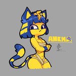 Rating: q
ID: 5595084
Date: 2025-05-24 14:19:25 -0400
Status: active
Score: 22
1:1 2021 animal_crossing ankha_(animal_crossing) anthro biped blue_body blue_ears blue_eyes blue_fur blue_hair breasts clothed clothing domestic_cat felid feline felis female fur grey_background hair looking_at_viewer mammal markings mummy_wrappings navel nintendo sakanagashima simple_background skimpy solo striped_markings striped_tail stripes tail tail_markings text yellow_body yellow_fur post #5595084