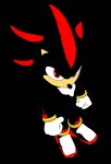 absurd_res arm_markings black_body black_quills chest_tuft clothing eulipotyphlan footwear fur gloves handwear hedgehog hi_res male mammal markings multicolored_quills quills_(anatomy) red_eyes red_quills sega shadow_the_hedgehog shoes solo sonic_the_hedgehog_(series) sonic_the_hedgehog_3_(film) swift_bristle tuft white_body white_fur