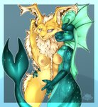 anthro artist_logo artist_name breasts duo eeveelution female female/female fingering generation_1_pokemon hands_behind_head hi_res jolteon latex logo nintendo pokemon pokemon_(species) small_breasts tail theneonwolfy vaginal vaginal_fingering vaporeon