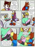 2014 3:4 anthro babystar biped comic detailed_background dialogue digital_media_(artwork) eeveelution english_text eyewear female flareon fur gemma_polson generation_1_pokemon glasses hair hi_res male mammal nicole_murdock nintendo open_mouth plushie pokemon pokemon_(species) rasile_murdock rodent sciurid souffle_murdock standing text tree_squirrel young young_anthro zeezee_murdock