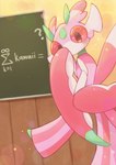 Rating: s
ID: 5610750
Date: 2025-05-31 01:07:57 -0400
Status: active
Score: 26
2024 ambiguous_gender antennae_(anatomy) anthro arthropod back_wings big_eyes blush blush_lines bottomwear cel_shading chalkboard clothed clothing digital_media_(artwork) generation_7_pokemon green_body hi_res insect_wings inside looking_at_viewer lurantis math mossero_seru multicolored_body nintendo pants pattern_bottomwear pattern_clothing pattern_pants pincers pink_body pink_bottomwear pink_clothing pink_pants pokemon pokemon_(species) portrait pupils question_mark red_eyes shaded side_view solo striped_bottomwear striped_clothing striped_pants stripes text three-quarter_portrait topless walking white_body wings post #5610750