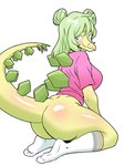 Rating: q
ID: 4759049
Date: 2024-05-03 10:31:31 -0400
Status: active
Score: 39
2024 3:4 anthro back_plates big_breasts big_butt blue_eyes blush body_blush bottomless breasts bubble_butt butt butt_blush butt_focus cavemanon_studios clothed clothing curled_tail digital_drawing_(artwork) digital_media_(artwork) dinosaur female footwear full-length_portrait furgonomic_topwear furgonomics glistening glistening_body glistening_butt goodbye_volcano_high green_hair hair hair_bun hi_res kailestorart kneeling looking_back non-mammal_breasts ornithischian portrait prehistoric_species presenting presenting_hindquarters raised_tail rear_view reptile scales scalie shirt simple_background smile snoot_game snout socks solo spiked_tail spikes spikes_(anatomy) stegosaurian stegosaurus stella_(gvh_beta) t-shirt tail tail_plates thagomizer thick_thighs three-quarter_view thyreophoran topwear twin_buns white_background yellow_body yellow_scales post #4759049