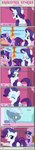 absurd_res bangs black_border border cutie_mark dialogue ears_up eavesdropping english_text equid equine estories eyes_closed fan_character female feral friendship_is_magic group hasbro hi_res horn inside long_image mammal mirror my_little_pony mythological_creature mythological_equine mythology open_mouth pegasus possession rarity_(mlp) smile tall_image text twilight_sparkle_(mlp) unicorn url window wings