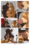 2:3 after_kiss anal anthro anthro_on_anthro anthro_penetrated anthro_penetrating anthro_penetrating_anthro anus anus_lick backsack balls big_balls blonde_hair blue_eyes blush bodily_fluids border brown_body brown_fur brown_hair camera canid canine canis comic dialogue dobermann domestic_dog dream_and_nightmare drooling ear_grab ear_piercing english_text eyes_closed facial_hair felid french_kissing fur gauged_ear genitals goatee green_eyes group group_sex hair hand_on_another's_balls hand_on_chin hands_on_shoulders hi_res holding_balls humanoid_genitalia humanoid_penis kissing knot lagomorph leporid licking licking_lips licking_own_lips lying male male/male male_penetrated male_penetrating male_penetrating_male mammal muscular muscular_male night_(dream_and_nightmare) nipples nude on_back open_mouth oral oral_penetration orange_body orange_fur pantherine pecs penetration penile penile_penetration penis penis_in_mouth perineum piercing pinscher rabbit rex_(dream_and_nightmare) rick_(dream_and_nightmare) rimming rimming_male saliva saliva_on_anus saliva_on_penis saliva_on_tongue saliva_string sex speech_bubble striped_body striped_fur stripes text thought_bubble threesome tiger tongue tongue_out trio tripod white_border