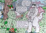 2024 3_fingers anthro athletic athletic_anthro athletic_male balls barazoku bench biceps big_balls blush blush_lines bodily_fluids building city city_background cityscape claws cum dashthefox dialogue dragon dragonite dripping english_text feet fingers flygon generation_1_pokemon generation_3_pokemon genital_fluids genitals grass green_body hi_res humanoid_genitalia humanoid_penis knot leaking_precum magic male manly markings masturbation membrane_(anatomy) membranous_wings multicolored_body musclegut muscular muscular_anthro muscular_male mythological_creature mythological_scalie mythology nails naughty_face nintendo nude outdoor_nudity outside panazel_maria park park_bench pecs penile penile_masturbation penis pink_penis plant pokemon pokemon_(species) precum precum_drip public public_masturbation public_nudity scalie sharp_nails sharp_toenails speech_bubble spell spread_wings striped_markings striped_tail stripes sweat sweatdrop tail tail_markings text thick_penis thick_tail toenails toes traditional_media_(artwork) tree vein veiny_penis vr_headset white_body wings worried worried_face worried_look