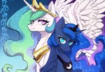 Rating: s
ID: 5535845
Date: 2025-04-28 07:48:11 -0400
Status: active
Score: 37
2024 armor avrameow blue_body blue_eyes blue_fur blue_mane blue_wings crown duo equid equine eyelashes feathered_wings feathers female female_feral feral friendship_is_magic fur green_mane hasbro headgear hi_res horn jewelry long_mane mammal mane my_little_pony mythological_creature mythological_equine mythology necklace peytral princess_celestia_(mlp) princess_luna_(mlp) purple_eyes sibling_(lore) sister_(lore) sisters_(lore) smile smiling_at_viewer upper_body white_body white_fur winged_unicorn wings post #5535845