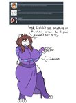 alternate_species anthro big_breasts boots boss_monster_(undertale) bovid breasts brown_hair caprine clothed clothing english_text female footwear frisk_(undertale) fur goat hair hi_res high_heeled_boots high_heels horn huge_breasts legwear long_ears mammal ring robertge shoes simple_background solo text thigh_boots thigh_highs undertale undertale_(series) white_background white_body white_fur