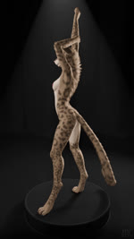 3d_(artwork) 9:16 animated anthro areola biped blender_(artwork) blender_eevee breasts butt cheetah digital_media_(artwork) felid feline female fur genitals hi_res mammal maxnoward mr_shy nipples no_sound nude saarah short_playtime simple_background solo tail turntable_(animation) webm widescreen