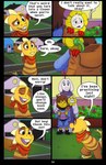 absolutedream absurd_res boss_monster_(undertale) bovid caprine comic dialogue elemental_creature english_text flora_fauna flowey_the_flower frisk_(undertale) hi_res human lizard mammal monster_kid plant reptile scalie text toriel undertale undertale_(series)