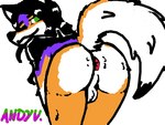 Rating: e
ID: 5473681
Date: 2025-04-01 09:35:06 -0400
Status: active
Score: 64
2025 4:3 andy_vazquez_(usuario2) anthro anus april_fools'_day backsack balls bent_over black_body black_fur black_hair black_tail_tip blue_body blue_fur butt canid canine canis digital_media_(artwork) dipstick_tail fur furid_(e621) genitals green_eyes hair holidays long_hair looking_at_viewer low_res male mammal markings orange_body orange_fur presenting presenting_anus raised_tail simple_background solo tail tail_markings usuario2 white_background white_body white_fur wolf post #5473681